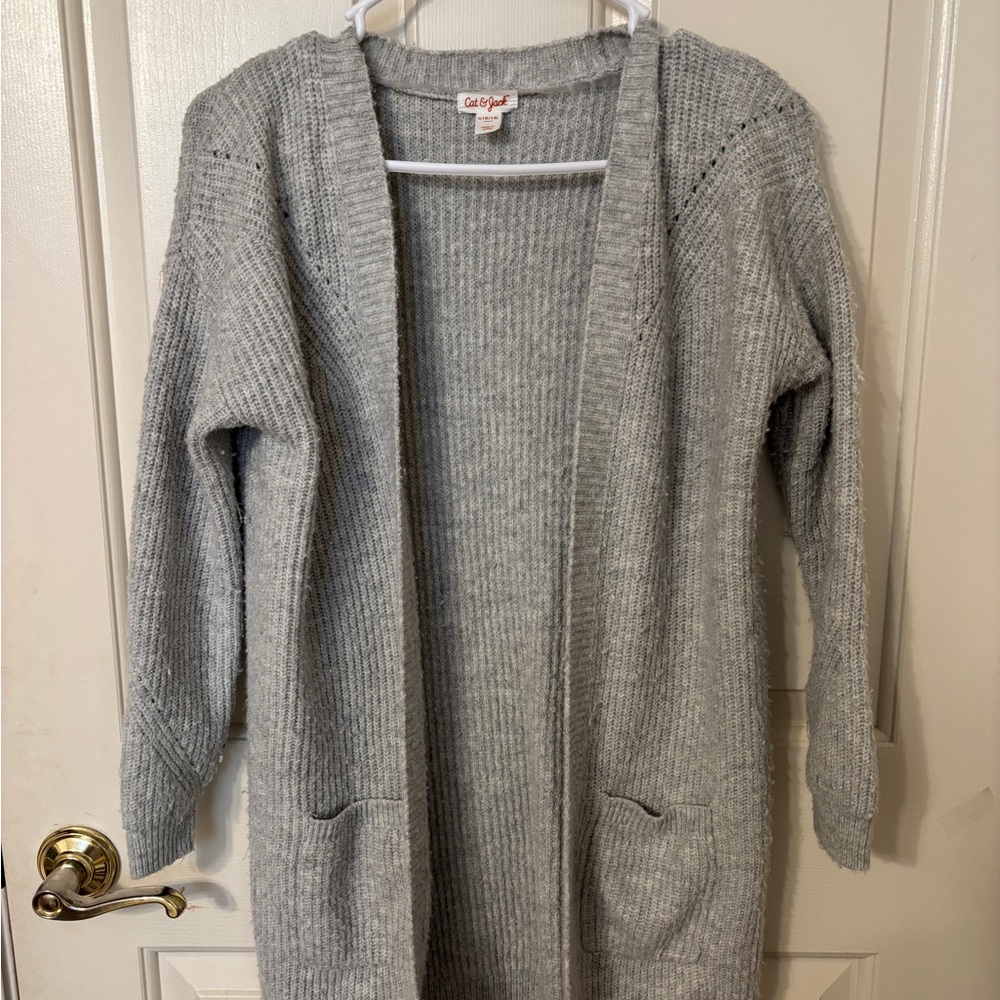 Cozy Grey Cardigan Sweater